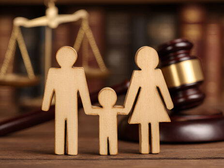 Image of wooden cut out family